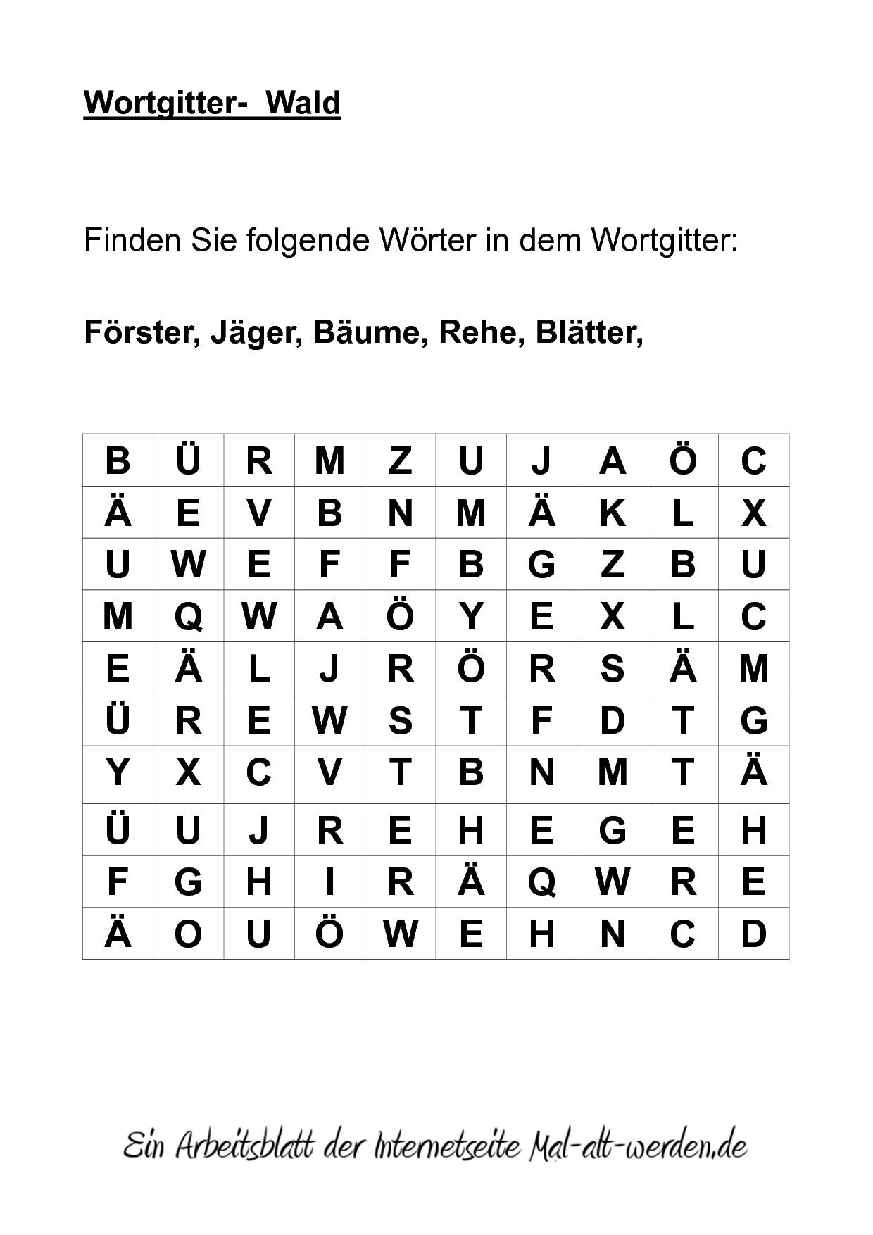 Wörter Zum Thema Natur : Deutsch-Spezialwortschatz Natur und Geographie