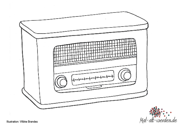 Radio malvorlage Idea