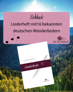 Wanderlieder Exklusiv: Liederheft mit 16 bekannten deutschen Wanderliedern für Senioren