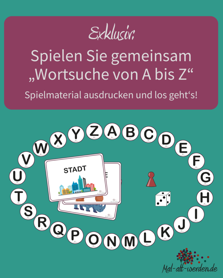Alte Begriffe. Ein kostenloser Rätselspaß als Gedächtnisübung für Senioren