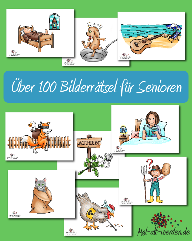 Über 100 Bilderrätsel für Senioren