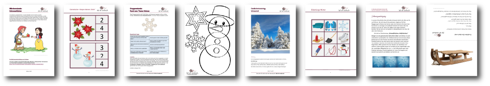 Exklusive winterliche Inhalte für die Seniorenarbeit