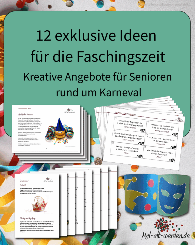 12 exklusive Ideen für die Faschingszeit. Kreative Angebote für
