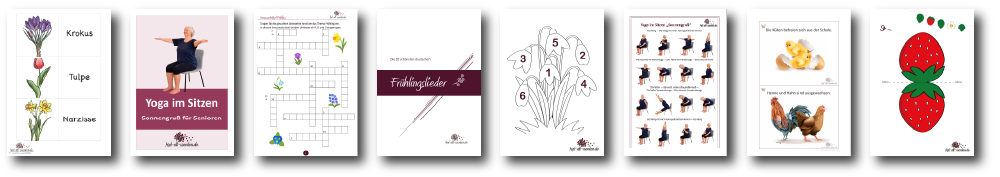 Exklusive Frühlings-Inhalte für die Seniorenarbeit