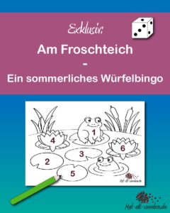 Exklusiv: Am Froschteich – Ein sommerliches Würfelbingo