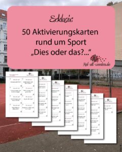 Exklusiv: 50 Aktivierungskarten rund um Sport “Dies oder das?”