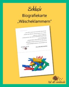 Exklusiv: Biografiekarte “Wäscheklammern”