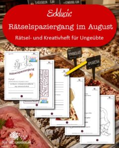 Exklusiv: Rätselspaziergang im August – Rätsel- und Kreativheft für Ungeübte