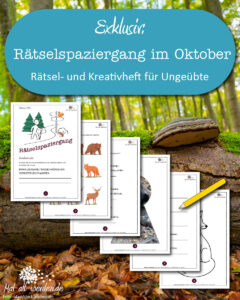 Exklusiv: Rätselspaziergang im Oktober – Rätsel- und Kreativheft für Ungeübte